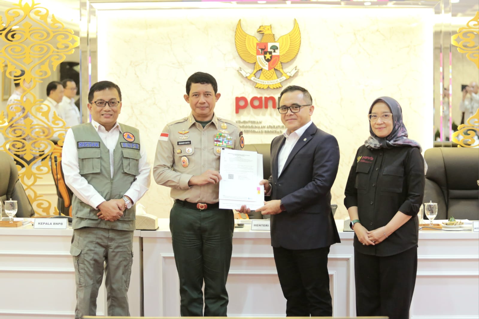 BNPB Mendapatkan Apresiasi MenPANRB Pasca Meningkatnya Reformasi Birokrasi